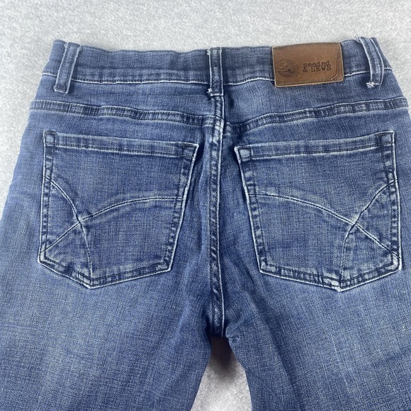 Seeded & Sewn Jordan Reg Straight Jeans Mens 28x31‎ Blue Medium Wash Denim Pants - Picture 10 of 15